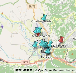 Mappa Viale Alberto Fassini, 02100 Rieti RI, Italia (1.59231)