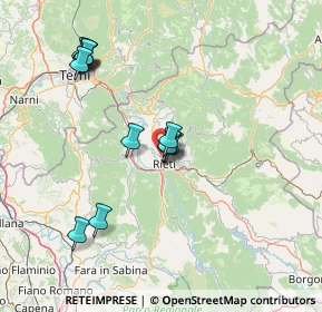 Mappa Viale Alberto Fassini, 02100 Rieti RI, Italia (15.46846)