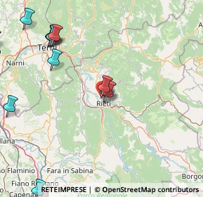 Mappa Viale Alberto Fassini, 02100 Rieti RI, Italia (27.98)