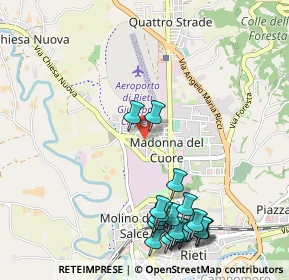 Mappa Viale Alberto Fassini, 02100 Rieti RI, Italia (1.358)
