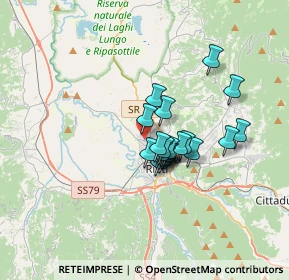 Mappa Viale Alberto Fassini, 02100 Rieti RI, Italia (2.4355)