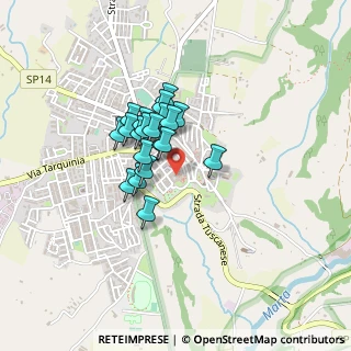 Mappa Via della Torretta, 01017 Tuscania VT, Italia (0.2965)
