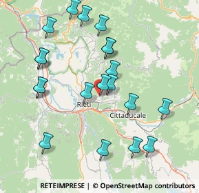 Mappa Via Giovanni Battista Gerace, 02100 Rieti RI, Italia (8.7055)