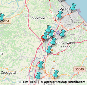 Mappa Di Cepagatti, 65010 Villanova PE, Italia (5.80556)