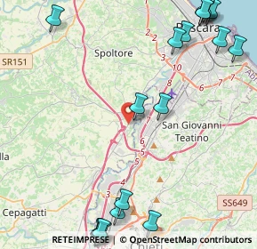 Mappa Di Cepagatti, 65010 Villanova PE, Italia (6.732)