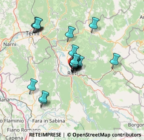 Mappa Piazza Ventitre Settembre, 02100 Rieti RI, Italia (12.379)