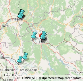 Mappa Piazza Ventitre Settembre, 02100 Rieti RI, Italia (15.61538)