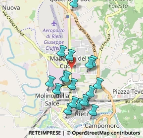 Mappa Piazza Ventitre Settembre, 02100 Rieti RI, Italia (0.94333)