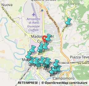 Mappa Piazza Ventitre Settembre, 02100 Rieti RI, Italia (1.0975)