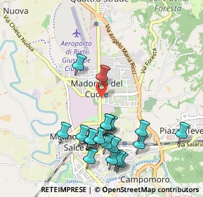 Mappa Piazza XXIII Settembre, 02100 Rieti RI, Italia (1.121)