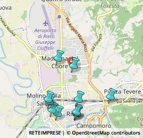 Mappa Via P. Colarieti, 02100 Rieti RI, Italia (1.20273)
