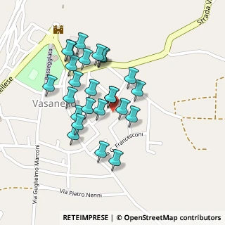 Mappa Via Giacomo Matteotti, 01030 Vasanello VT, Italia (0.192)