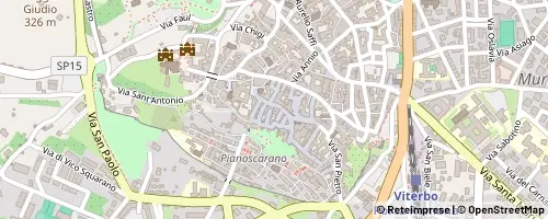 Mappa Viterbo