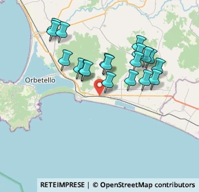 Mappa Via Adriatico, 58011 Capalbio GR, Italia (6.97158)