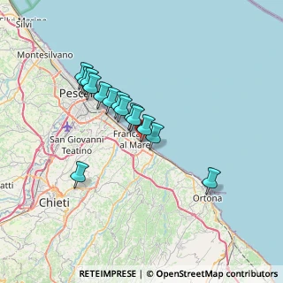 Mappa Via Gabriele D'Annunzio, 66023 Francavilla al Mare CH, Italia (6.09714)