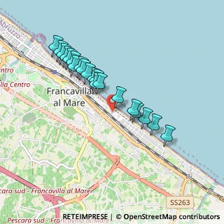 Mappa Via Gabriele D'Annunzio, 66023 Francavilla al Mare CH, Italia (0.9025)
