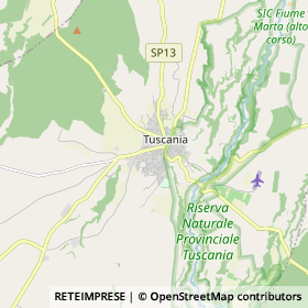 Mappa Tuscania