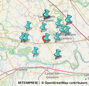 Mappa SP 234, 27010 Santa Cristina e Bissone PV, Italia (6.93833)