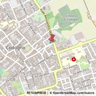 Mappa Via pascoli giovanni 1, 26845 Codogno, Lodi (Lombardia)