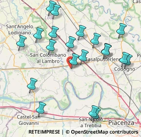 Mappa Via Alcide De Gasperi, 26863 Orio Litta LO, Italia (8.884)