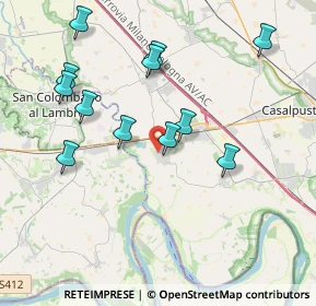 Mappa Via Alcide De Gasperi, 26863 Orio Litta LO, Italia (3.97833)