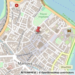 Mappa Via Camillo Benso Cavour, 21, 46100 Mantova, Mantova (Lombardia)
