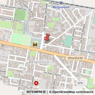 Mappa Via Fratelli Cairoli, 7, 27011 Belgioioso, Pavia (Lombardia)