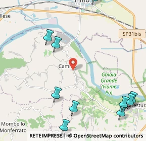 Mappa Piazza Guglielmo Marconi, 15020 Camino AL, Italia (3.20692)