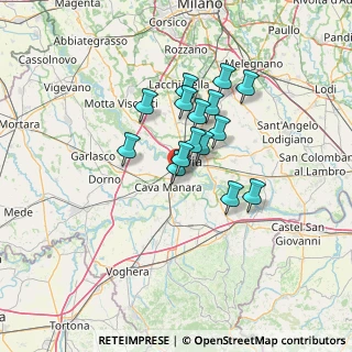 Mappa Via F .Turati, 27028 San Martino Siccomario PV, Italia (10.10667)