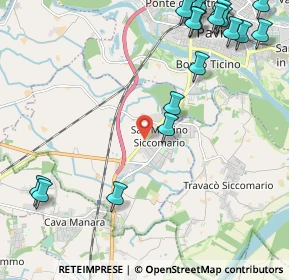 Mappa Via F .Turati, 27028 San Martino Siccomario PV, Italia (3.02421)