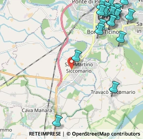 Mappa Via F .Turati, 27028 San Martino Siccomario PV, Italia (3.05947)