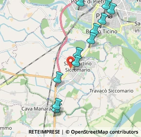 Mappa Via F .Turati, 27028 San Martino Siccomario PV, Italia (2.17455)