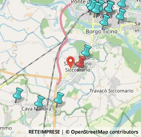 Mappa Via F .Turati, 27028 San Martino Siccomario PV, Italia (2.88214)