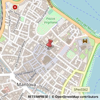 Mappa Via Camillo Benso Conte di Cavour, 39, 46100 Mantova, Mantova (Lombardia)