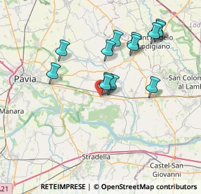 Mappa Via Privata Mons. Giuseppe Masnini, 27011 Belgioioso PV, Italia (6.92154)