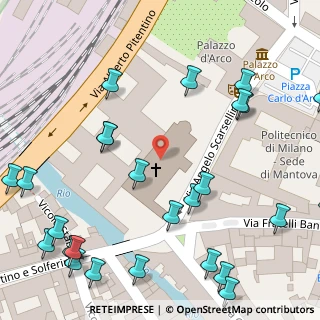 Mappa Piazza S. Francesco d'Assisi, 46100 Mantova MN, Italia (0.08462)