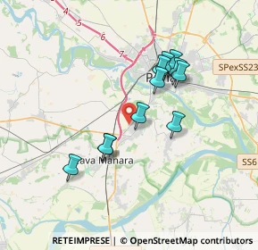 Mappa 27100 Pavia PV Italia, 27028 San Martino Siccomario PV, Italia (3.01818)