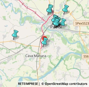 Mappa 27100 Pavia PV Italia, 27028 San Martino Siccomario PV, Italia (3.79929)
