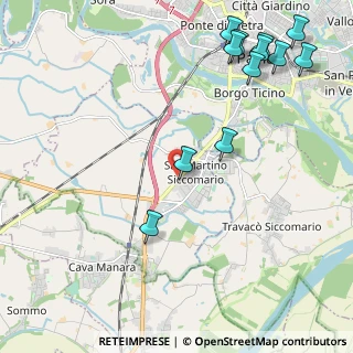 Mappa 27100 Pavia PV Italia, 27028 San Martino Siccomario PV, Italia (2.76)