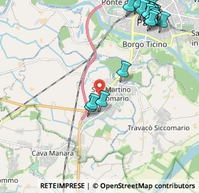 Mappa 27100 Pavia PV Italia, 27028 San Martino Siccomario PV, Italia (2.848)