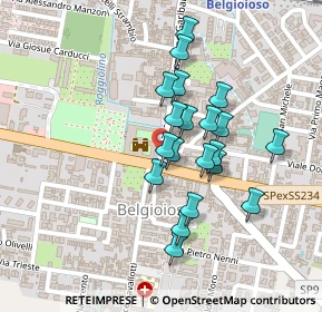 Mappa Piazza Vittorio Veneto, 27011 Belgioioso PV, Italia (0.185)
