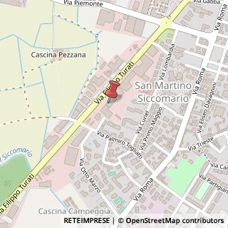 Mappa Via F .Turati, 17/C, 27028 San Martino Siccomario, Pavia (Lombardia)