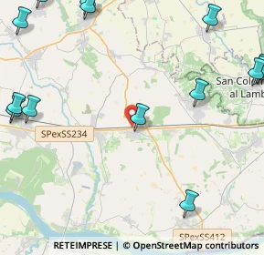 Mappa Via Circonvallazione, 27010 Santa Cristina e Bissone PV, Italia (6.95)