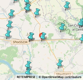 Mappa Via Circonvallazione, 27010 Santa Cristina e Bissone PV, Italia (5.987)