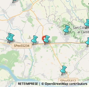 Mappa Via Circonvallazione, 27010 Santa Cristina e Bissone PV, Italia (6.46231)