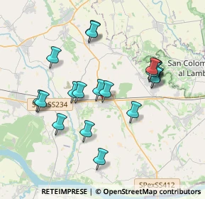 Mappa Via Circonvallazione, 27010 Santa Cristina e Bissone PV, Italia (3.6035)