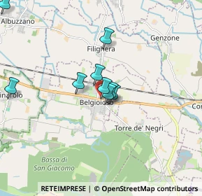 Mappa Via Ugo Dozzio, 27011 Belgioioso PV, Italia (2.12)