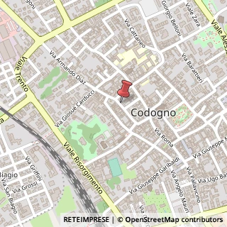 Mappa Via Dante Alighieri, 25, 26845 Codogno, Lodi (Lombardia)