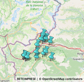 Mappa 10050 Venaus TO, Italia (11.65125)