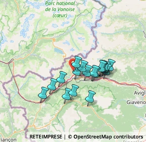 Mappa 10050 Venaus TO, Italia (10.85389)